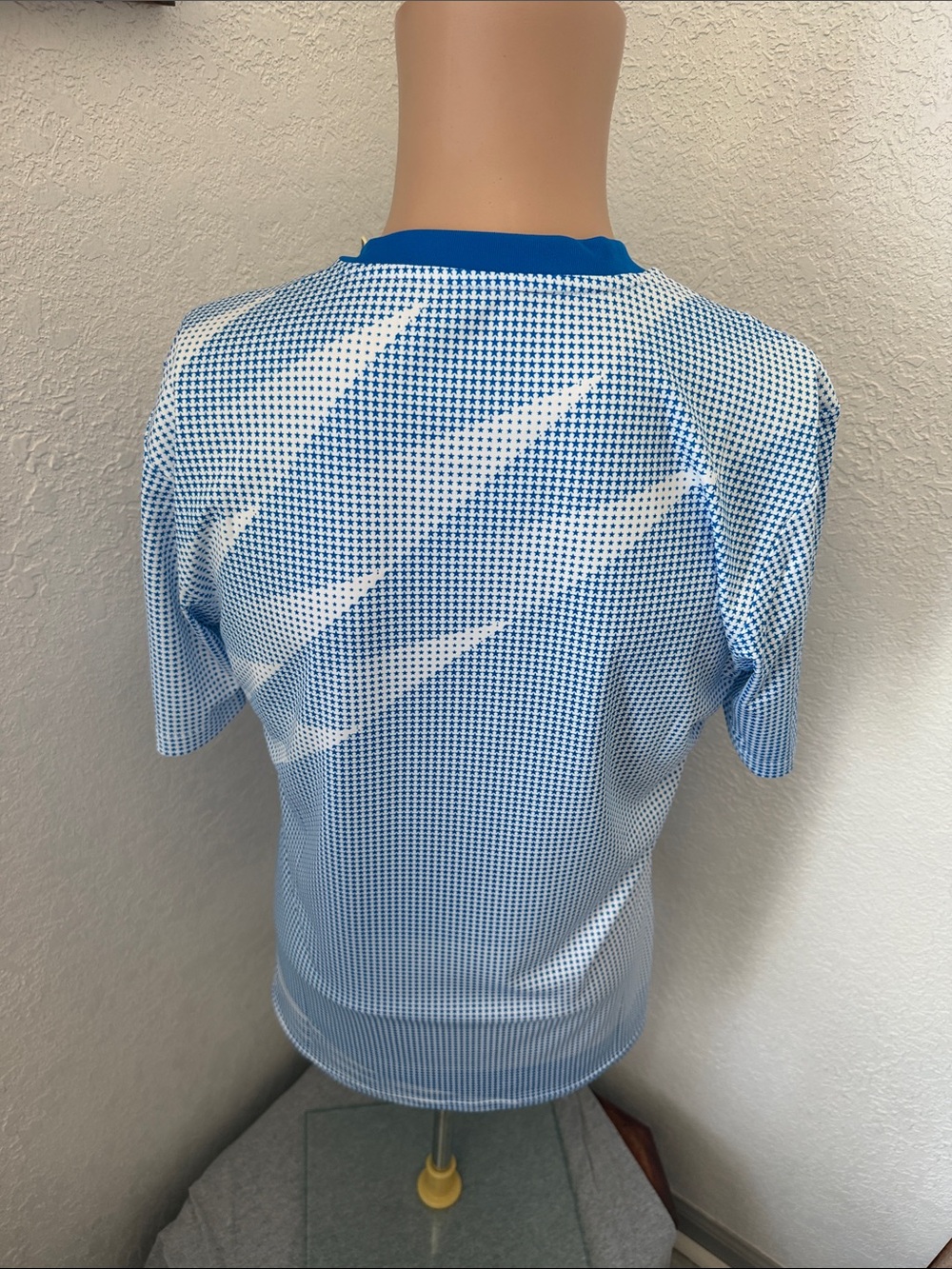 adidas White and Blue USA Soccer Jersey - Picture 6 of 7
